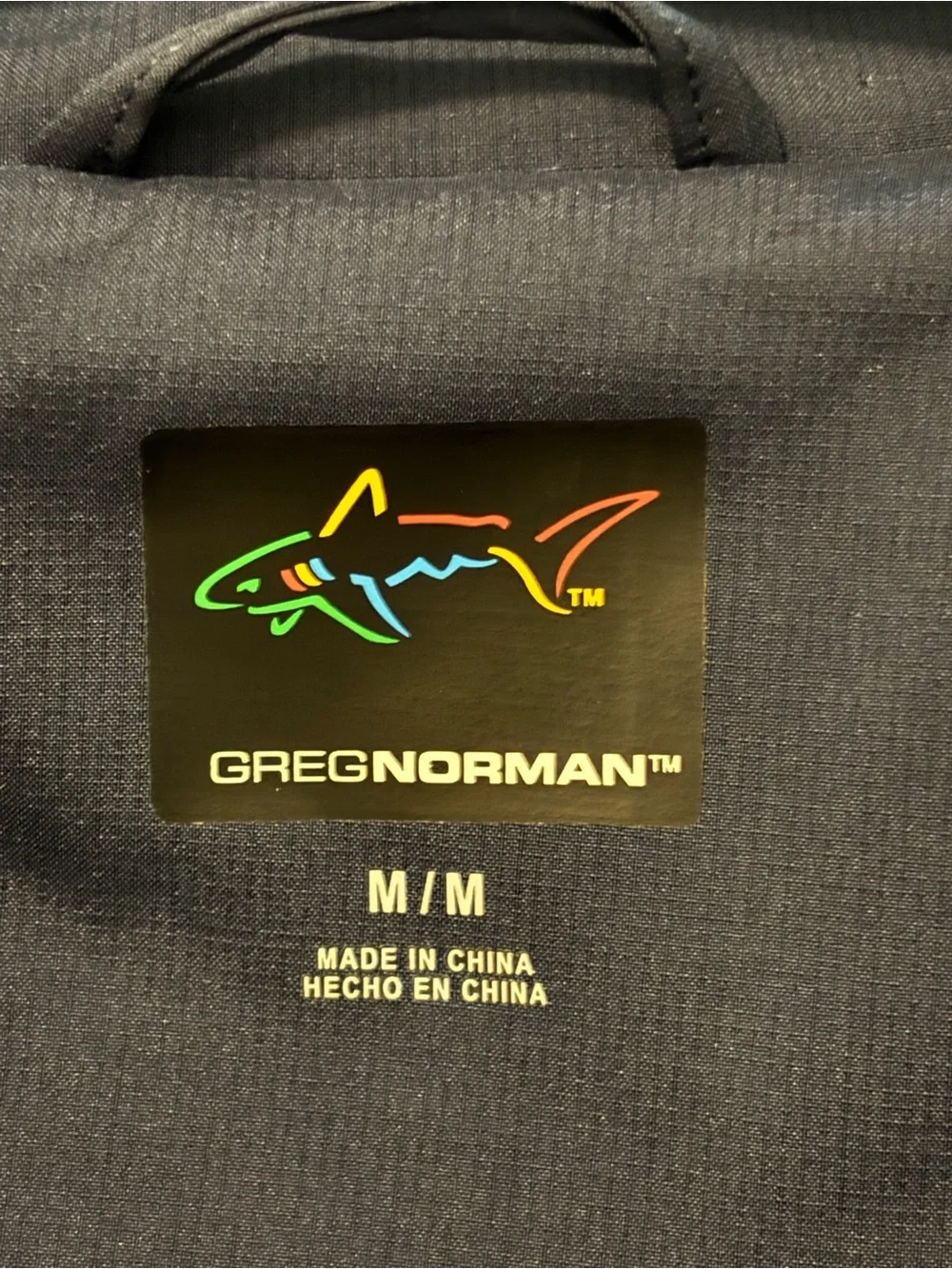 Greg Norman Navy Lightweight Golf Athleisure Casual Front Jacket Medium